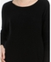 Goelia Plain Long Pullover - Black