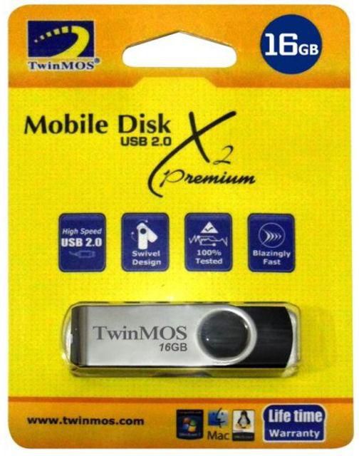 TwinMOS 16 GB X2 Premium Mobile Disk USB 2.0