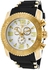 Swiss Legend Commander Pro Men's White Dial Silicone Band Watch - SL-10070-YG-02