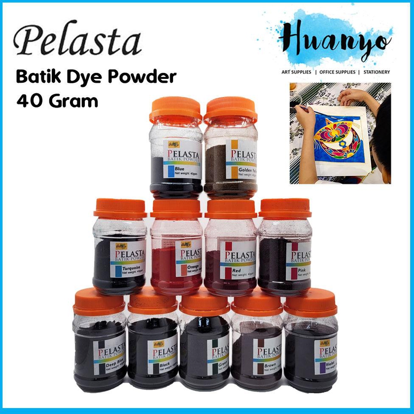 Pelasta Batik Fabric Powder Dye 40G [Batik Dyeing / Batik Painting]