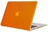 Coosybo 13" Air Case, Crystal Hard Rubberized Cover For Macbook Air 13.3 Inch, Orange