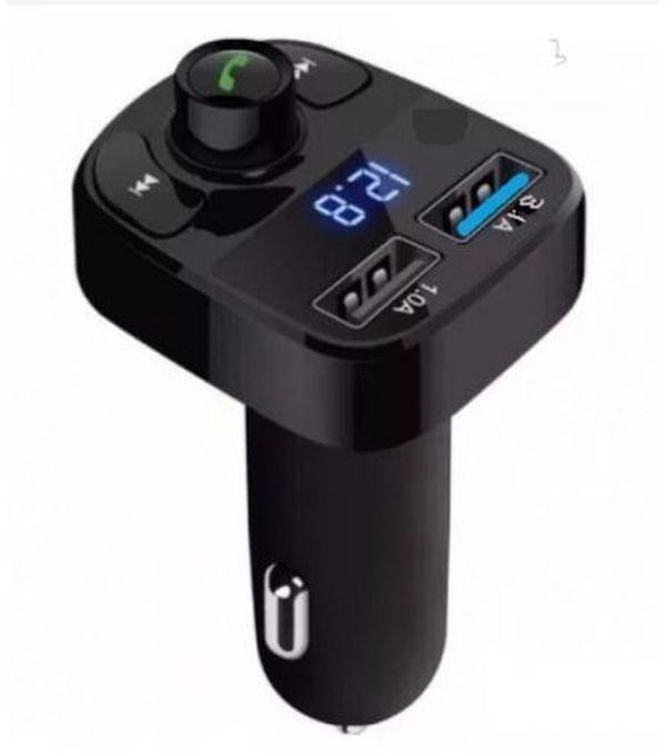 Car Kit Handsfree FM Transmitter MP3 Player USB Charger