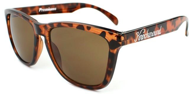 KnockAround Amber Premium Glossy Sunglasses Tortoise Shell