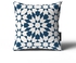 Topaz Cushion Cover, Blue / White - AR427