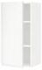 METOD Wall cabinet with shelves, white/Bodbyn off-white, 40x80 cm - IKEA