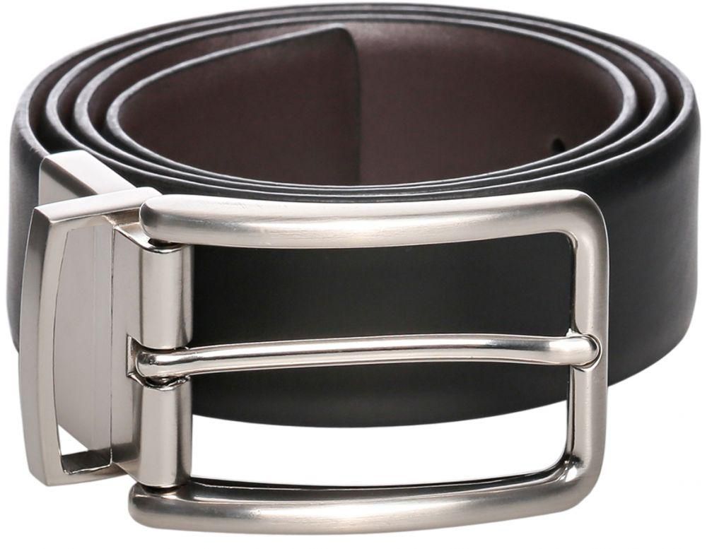 Calvin Klein 73879-BBR 35 mm Twist Reversible Leather Belt for Men - 36 US, Black/Brown