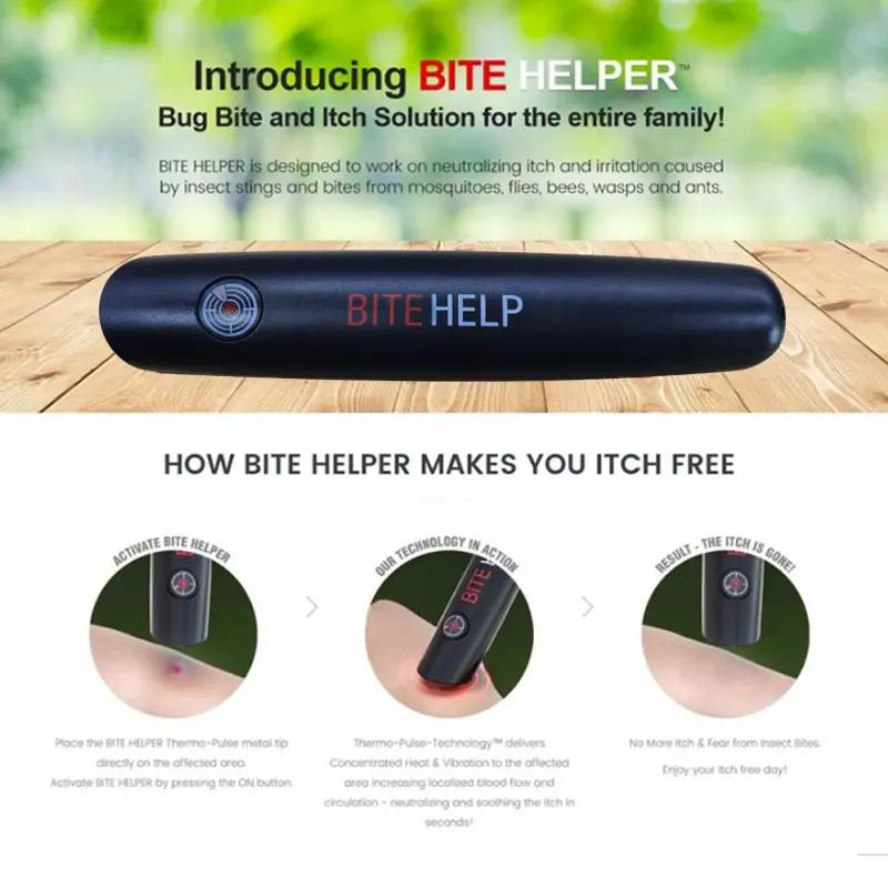 Mosquito Itch Reliever Bite Helper Itching Relief Pen Child Adult Face Body Massager Mosquito Relief