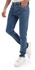 White Rabbit Straight Fit Solid Pattern Buttons Closure Jeans - Blue
