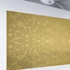 Wallpaper With Delicate And Beautiful Drawings, Water, Fire And Oil Resistant, Gold, 5 M, 60 Cm.