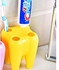 Tooth Shape Toothbrush Holder - Yellow
