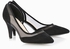 Cordry Side Mesh Pointy Toe Pumps