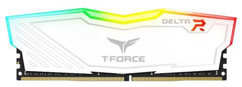 TeamGroup T-FORCE Delta RGB 4GB DDR4 2400 PC4 19200 UDIMM Desktop (White)