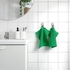 VÅGSJÖN Washcloth - bright green 30x30 cm