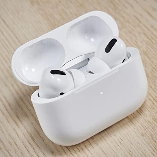Air-pod Pro+ with Wireless Charging Case Active Noise Cancellation Enable Bluetooth Headset (White, True Wireless)