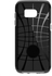 Carbon Fibre Back Cover For Galaxy A5 (2016) A510 5.2" - Black With Silver Edges