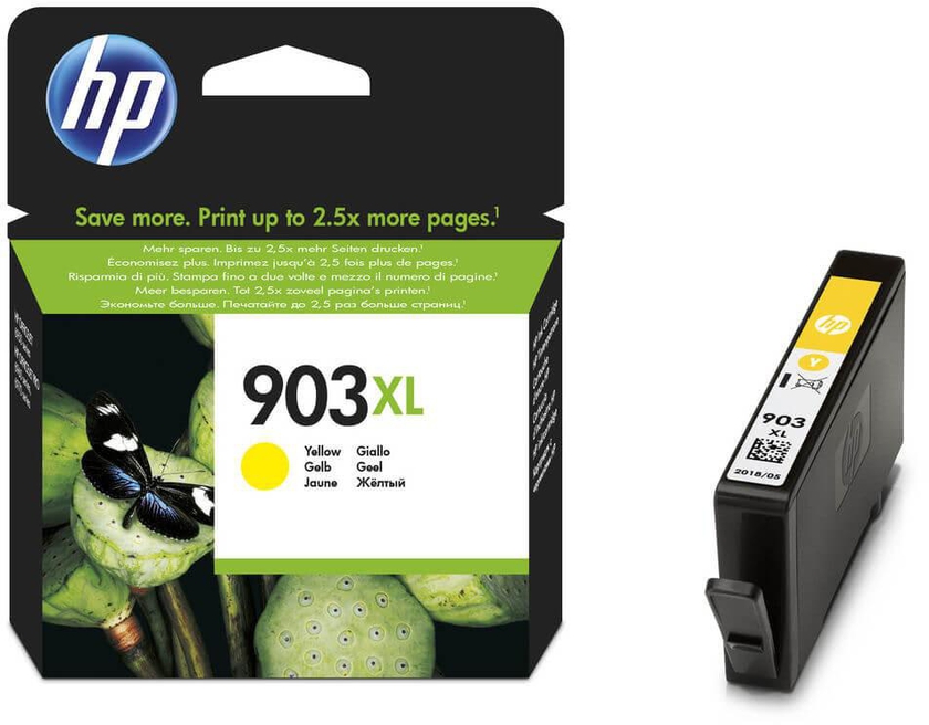 HP 903XL High Yield Yellow Original Ink Cartridge T6M11AE