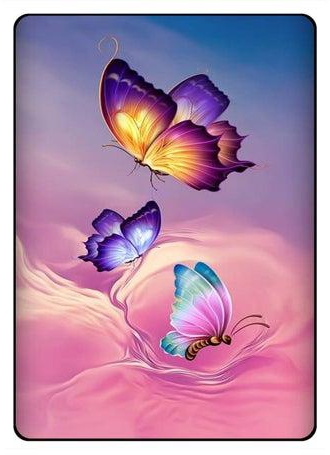 Protective Case Cover For Samsung Galaxy Tab S5e Multicolour Butterfly