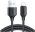 JOYROOM S-UL012A9 USB-A To Lightning Fast Charging Data Cable - 2.4A - 1M - Black