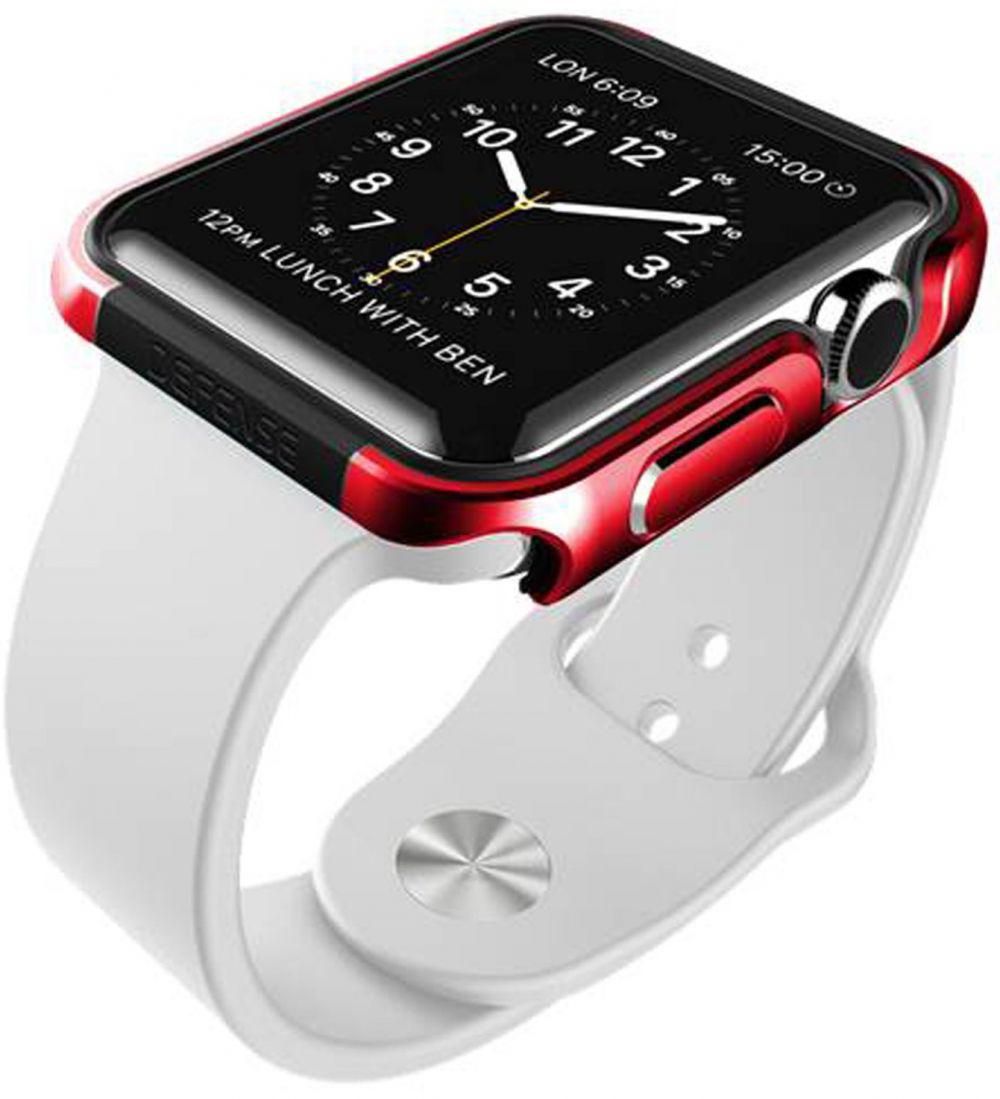 X-Doria Defense Edge Case for 42mm Apple Watch - Red