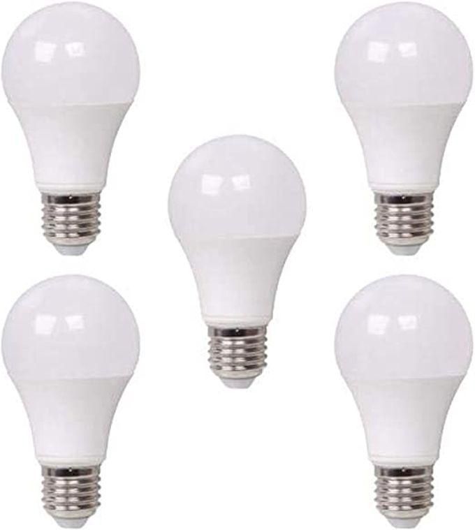 Set Of 5 LED Bulb 10 Watt Warm