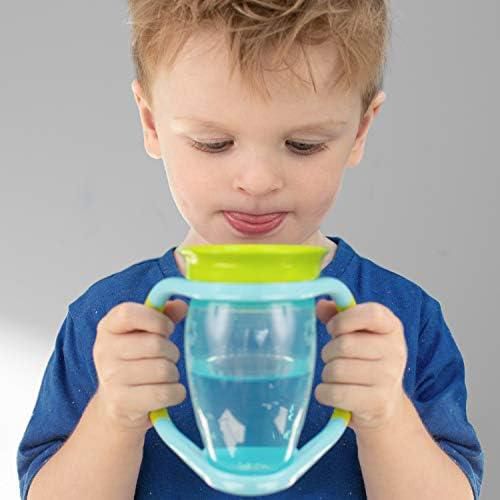 Brother Max Natural Feel Soft Baby Feeding Bottle With Handle, Easy To Clean, Dual Anti-Colic And Bpa-Free, Infants And Newborn, 160ml / 5Oz Turquoise/Green (Piece Of 1)
