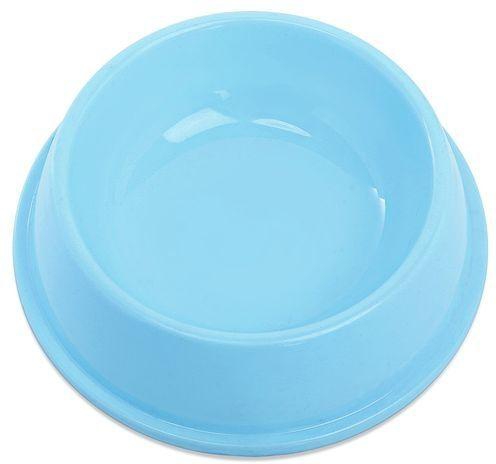 Generic Plastic Pet Dog Cat Water Food Bowl Dish Feeder - Blue