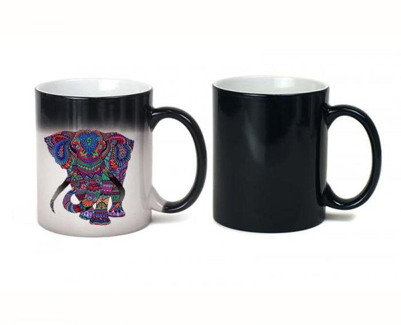 Magic Elephant Ceramic Mug - Multicolor