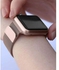 Apple Watch Series 5 42mm أو 44mm حزام معدني من الفولاذ المقاوم للصدأ مغناطيسي - ذهبي