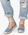 Blue Espadrille Sandals