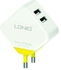 LDNIO DL-AC58Y - Universal AC Adapter with Dual USB Slot - White