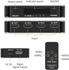 4in1 HDMI Splitter UHD 4K x 2K 3D 1080P 2160P 4 Input x1 Output Auto HDMI Switch Box with IR Remote Control Support HDCP 2.2 for Xbox PS5 Roku TV Projector