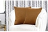 4-Piece Velvet Decorative Filled Cushion Brown