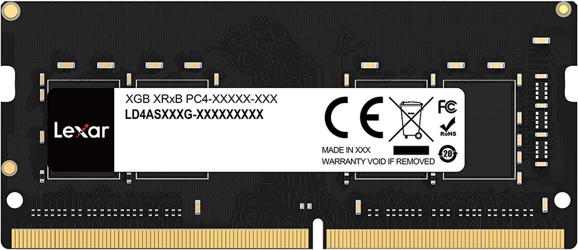 ليكسار 8 جيجا درام ، DDR4 3200 ميجا هرتز ذاكرة كمبيوتر محمول SODIMM  ، ترقية الأداء (LD4AS008G-B3200GSST)