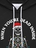 Gothic Christmas Hat Skeleton Skull Print Fleece Lining Drawstring Hoodie For Men - 5xl