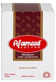 Al Ameed Turkish Coffee Medium Cardamom 250g