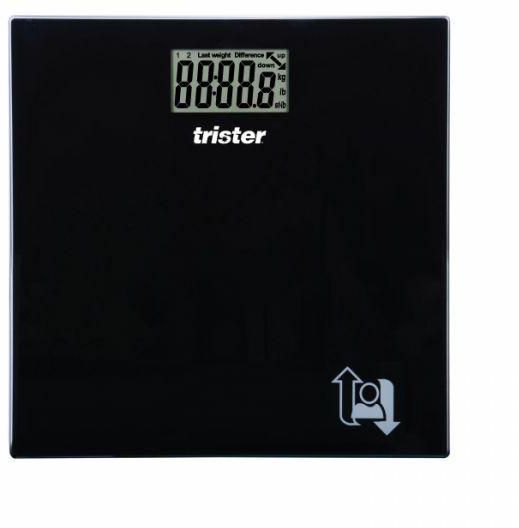 Trister Electronic Bathroom Scale Black : Ts3092At
