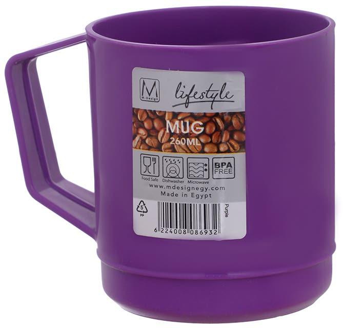 Get Mesk Life Style Cup, 260 ml - Purple with best offers | Raneen.com
