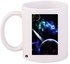 Solar System Printed Coffee Mug White/Blue/Green 11ounce