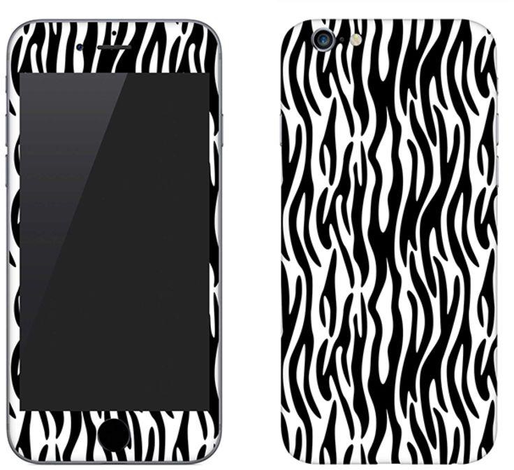 Vinyl Skin Decal For Apple iPhone 6S Plus Zebra Stripes