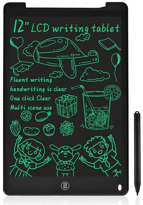 LCD Writing Tablet 12 Inch Monochrome Screen With Stylus