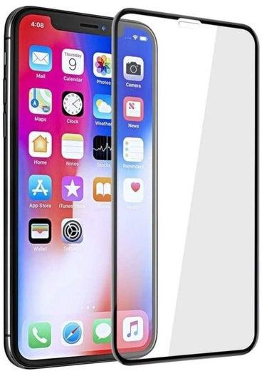 5D Glass Screen Protector For Iphone XS Max - Black Frame