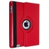 Leather 360 Degree Rotating Case Cover Stand For Apple iPad 2 iPad 3 iPad 4 Red