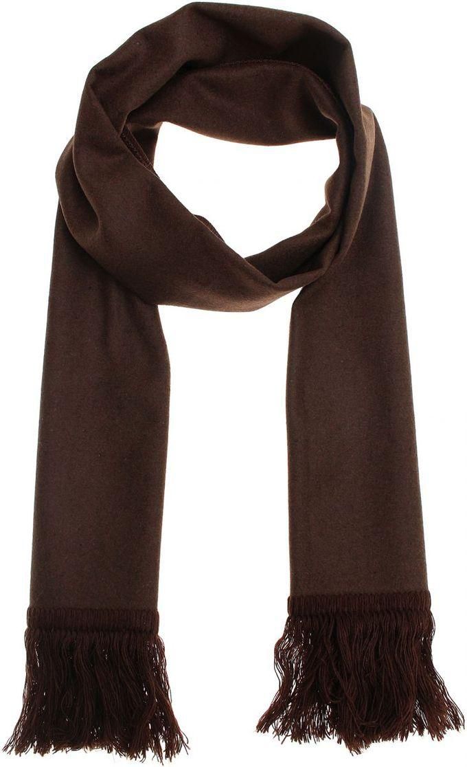 Scarf Collections Solid Wool Winter Scarf/Shawl/Wrap/Keffiyeh/Headscarf/Blanket For Men & Women - Medium Size 37x170cm - Chocolate