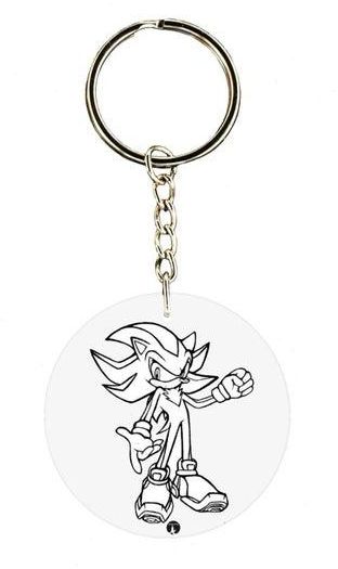 Sonic Double Side Printed Keychain
