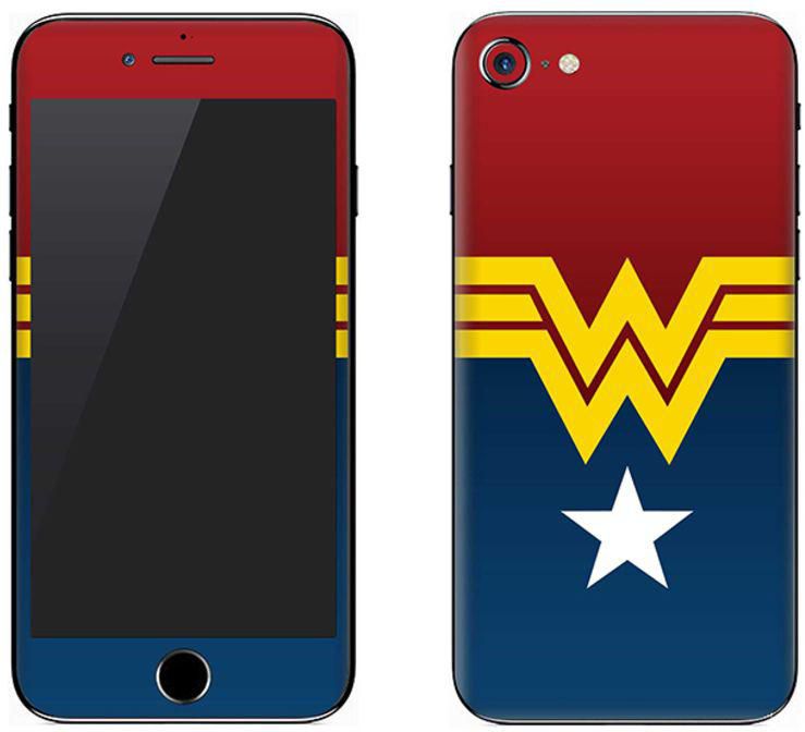 Vinyl Skin Decal For Apple iPhone 8 Wonder Woman