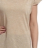 Esla Plain Short Sleeves Top - Beige