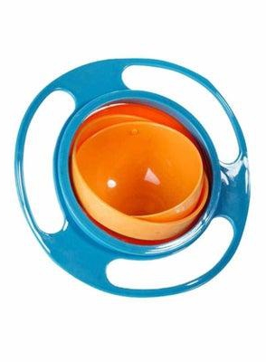 Universal Spill Proof Gyro Bowl For Baby Feeding