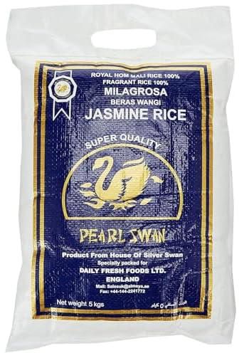 Pearl Swan Fragrant Milagrosa Beras Wangi Jasmine Rice, 5 Kg