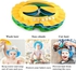 1 pc Safe Shampoo Shower Bathing Protect eyes with Ear Protection Adjustable Shampoo Bath Bathing Shower Cap Hat Soft Cap for Baby Children (Blue)
