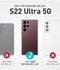 سلسلة Cosmo لهاتف Samsung Galaxy S22 Ultra 5G (إصدار 2022) ، جراب واقٍ رفيع وأنيق مع واقي شاشة مدمج (رخامي)